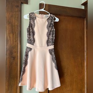 ASOS Lace Panel Skater Dress